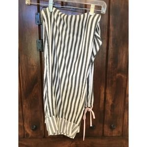 Victoria Secrets Sleep Bed Lounge Wear Womens Large Long Tie Pants